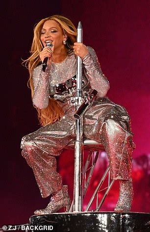 beyonce sparkling silver blazer